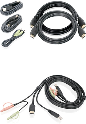 HDMI / USB / Audio KVM Cables